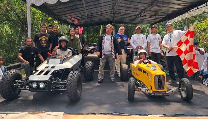 Senator Agita Nurfianti Buka Lomba Kereta Peti Sabun DAMAS XII 2025 di Pasar Seni ITB