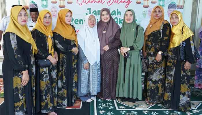 TP PKK Kabupaten Asahan Hadiri Pengajian Akbar di Desa Padang Sipirok