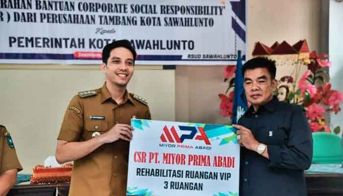 Upaya Pemko di Tengah Efisiensi, 3 Perusahaan Tambang Serahkan CSR untuk Rehab RSUD Sawahlunto