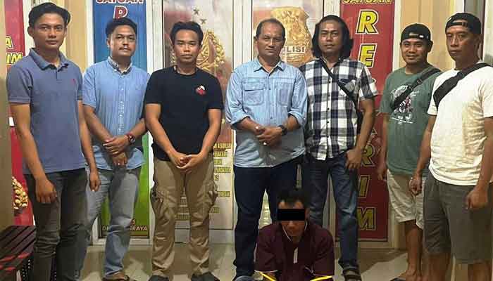 Satreskim Polres Dharmasraya Amankan Tersangka Pencabulan Anak Sendiri