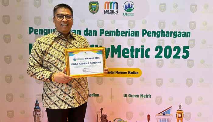 UI Green City Metric 2025: Padang Panjang Raih Tiga Besar Anugerah Kota Paling Berkelanjutan