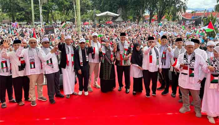 Aksi Bela Palestina Kembali Menggema di Sumatera Barat