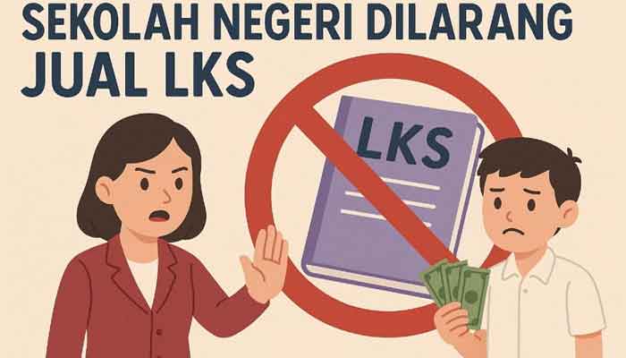Ilustrasi jual beli lembar kerja siswa