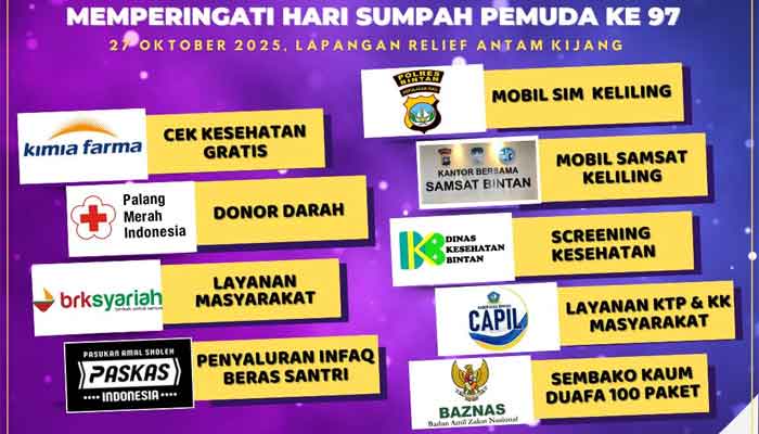 Sempena Hari Sumpah Pemuda ke-97 di Bintan