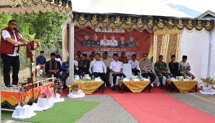 Dirnarkoba Polda Sumbar Tinjau Kampung Bebas Narkoba Solok Selatan di Sariak Taba