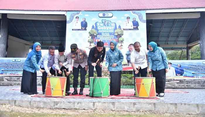 Wako Riyanda Buka Gebyar Jambore Kader PKK Tingkat Kota Sawahlunto di Camping Ground Kandi