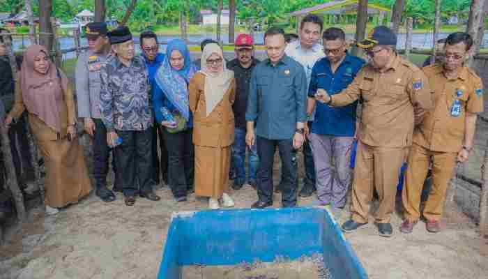 Tim Setmilpres Verifikasi Lapangan Penilaian Satyalancana Wira Karya di Kawasan Ekowisata Amping Parak