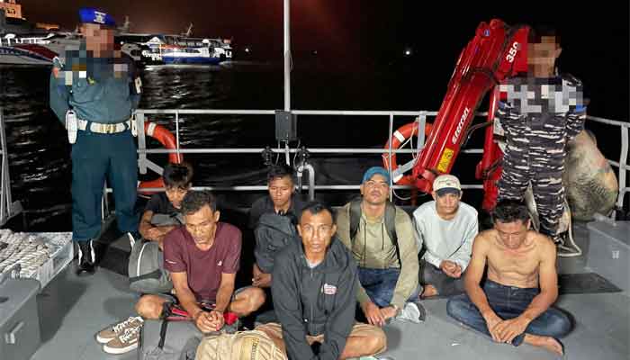 Tim F1QR Lanal TBK Berhasil Gagalkan Keberangkatan PMI Non Prosedural di Perairan Karimun