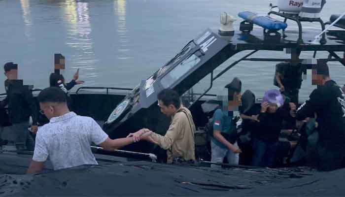 Lanal TBK Gagalkan Penyelundupan 6 PMI Ilegal di Selat Belat