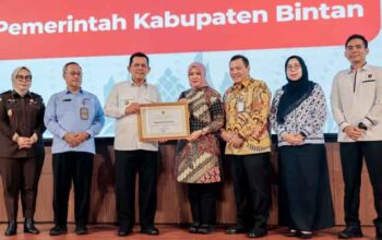 Pemkab Bintan Kembali Raih Penghargaan Capaian Komitmen dan Kinerja Tindak Lanjut Hasil Pengawasan Inspektorat Daerah Kepri