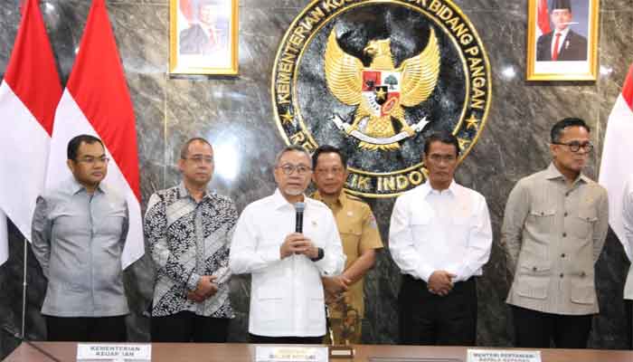 Penandatanganan SKB Penugasan Percepatan Penyediaan Infrastruktur Pascapanen Ketahanan Pangan Nasional