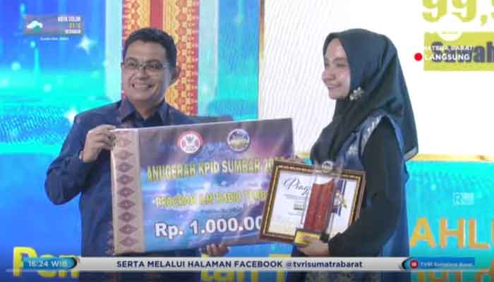 Sawahlunto FM Sabet Penghargaan di KPID Awards Sumbar 2025 Kategori Iklan Layanan Masyarakat
