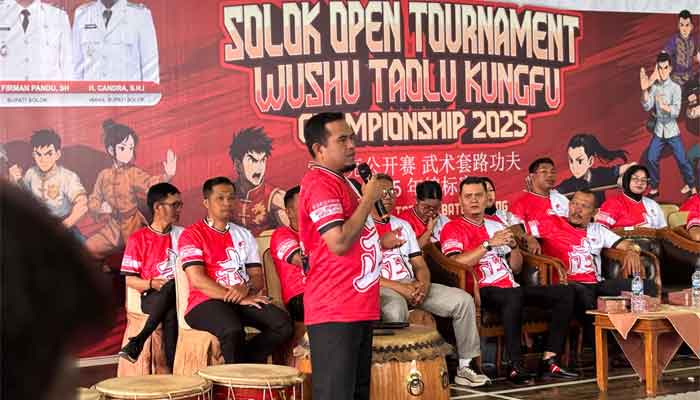 Wabup Candra Buka Solok Open Tournament Wushu Taolu Kungfu Championship 2025