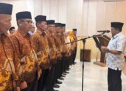 Wabup Candra Kukuhkan Kepengurusan PWRI Kabupaten Solok Masa Bakti 2023–2028