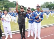 pelantikan wisuda Prajurit dan Bhayangkara Taruna (Prabhatar) Akademi TNI dan Polri di Akademi Militer, Magelang, Jawa Tengah
