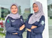 Ketua Umum HMPS KPI terpilih Ade Aulia Lubis bersama Wakil Ketua Umum Sri Mulyani