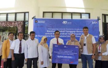BTN Gandeng UNP Salurkan Bantuan Rp 500 Juta untuk Korban Banjir di Sumbar