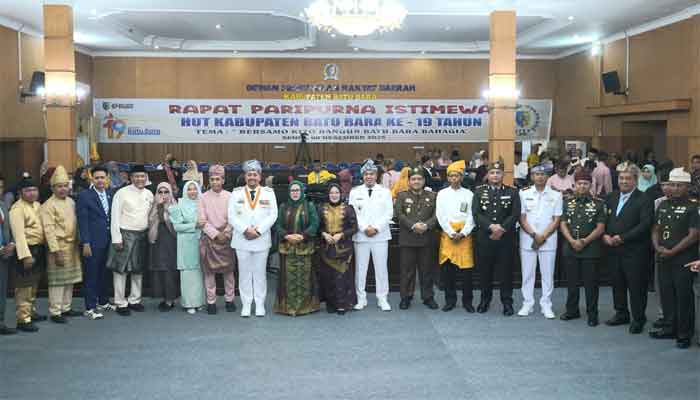 Bupati Asahan Hadiri Rapat Paripurna Istimewa HUT Kabupaten Batubara ke-19
