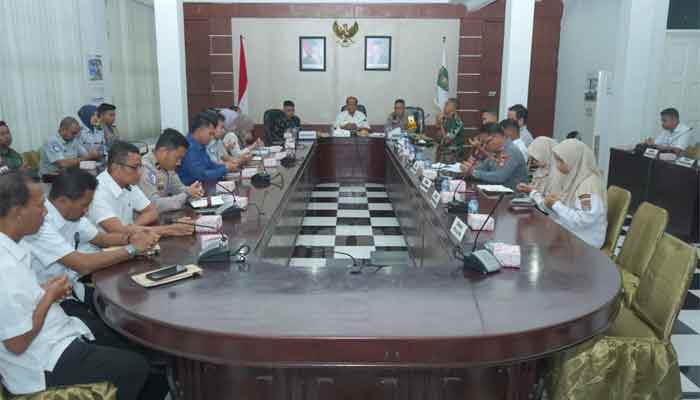 Bupati Asahan Pimpin Rakor Lintas Sektoral Menghadapi Nataru dan Operasi Lilin