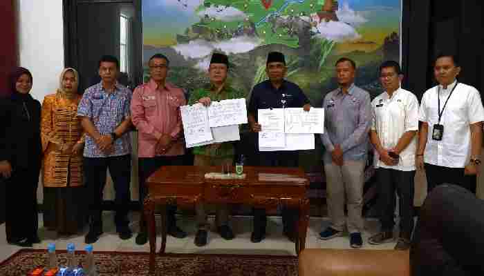 Pemko Payakumbuh Teken MoU Jaminan Sosial Pekerja Rentan dengan BPJS Ketenagakerjaan Cabang Bukittinggi