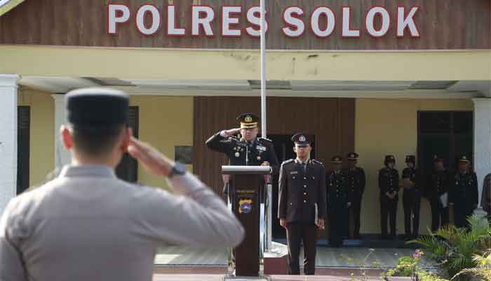 Kapolres Solok Pimpin Upacara Hari Bela Negara ke-75