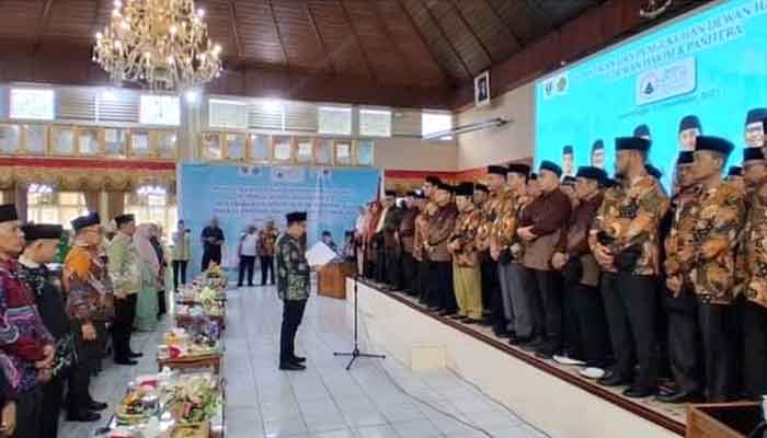Dewan Hakim, Tim IT dan Panitera MTQ Nasional XLI Tingkat Sumbar Dilantik