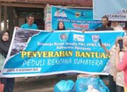 Wartawan Sijunjung Peduli Bencana Salurkan Bantuan ke Korban Galodo di Tanah Datar