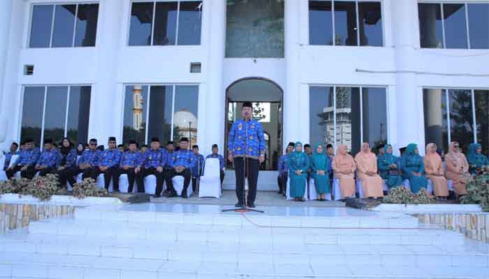 Bupati Asahan Ajak ASN Perkuat Integritas pada Upacara HUT Korpri ke-54