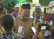 Gubernur Mahyeldi menyampaikan penetapan UMP dan UMSP Sumbar Tahun 2026