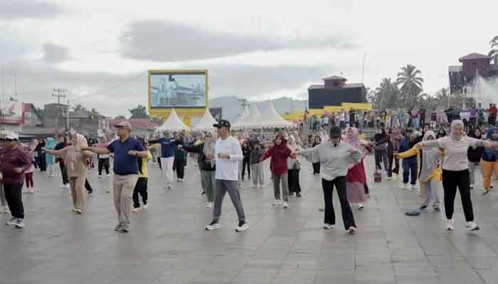 Car Free Day (CFD) di Ruang Terbuka Hijau (RTH) Solok Selatan di Padang Aro