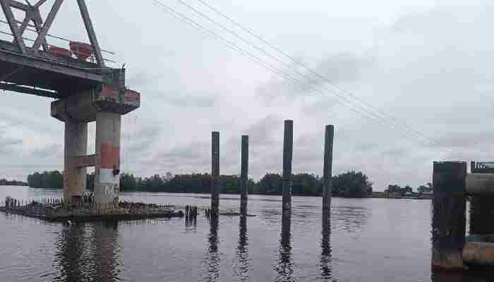 Jembatan P6 Lalan Kabupaten Muba