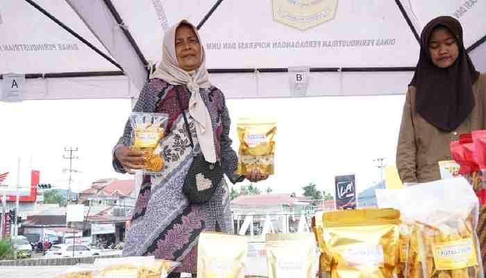 43 Pelaku UMKM Solok Selatan Pamerkan Produk di RTH Padang Aro