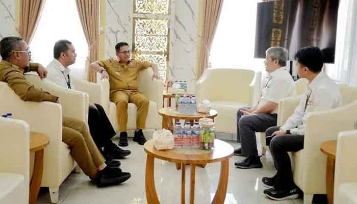 Kunjungan Petugas Kantor Pelayanan Penyuluhan dan Konsultasi Perpajakan ke Kantor Bupati Solok Selatan