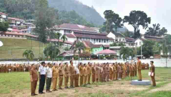 Apel Gabungan ASN di lingkup Pemerintah Kota Sawahlunto di awal tahun 2026