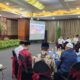 Gubernur Sumbar, Mahyeldi sampaikan sambutan dalam Silaturahmi Perantau Minangkabau bersama organisasi masyarakat Minang, filantropi, dan NGO di Hotel Balairung, Jakarta