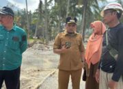 Wabup Solok, Candra Tinjau Normalisasi Batang Saniangbaka