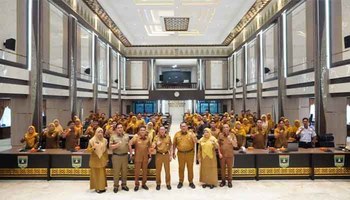 Pembekalan dan bedah program terhadap 56 ASN Generasi Z yang secara khusus diproyeksikan menjadi calon Tim Kerja inti Nagari Kreatif Hub