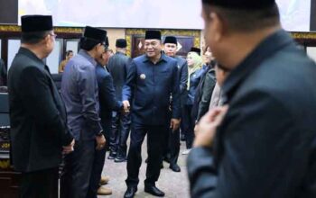 Bupati Muba, H M Toha Tohet Hadiri Penetapan Propemperda 2026 dan Penyampaian Hasil Reses DPRD