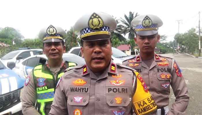 Kasat Lantas Polres Dharmasraya IPTU Wahyuli Amra