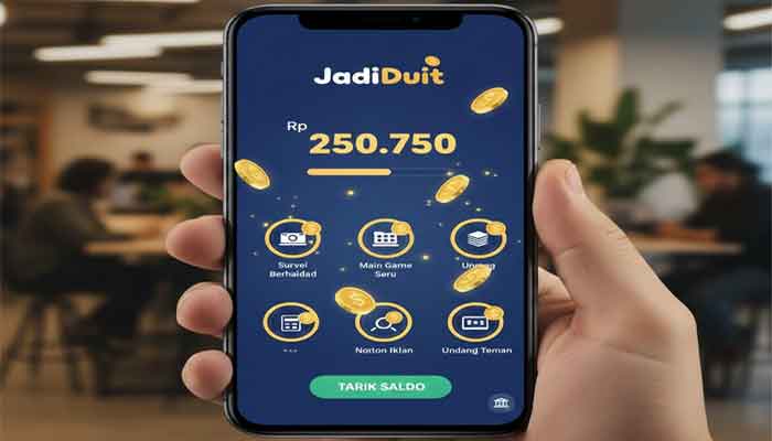 mainkan apk JadiDuit dan nikmati cuannya