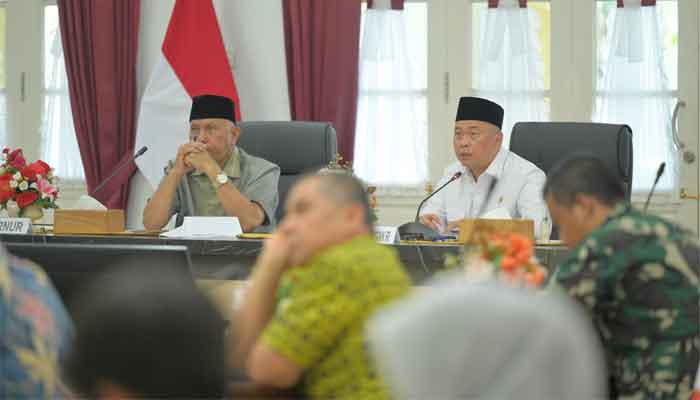 Pemprov Sumbar matangkan skema rekayasa lalu lintas mudik lebaran 2026 bersama Kementerian Perhubungan dalam Rapat Koordinasi yang dihadiri langsung oleh Menteri Perhubungan, Dudy Purwagandhi