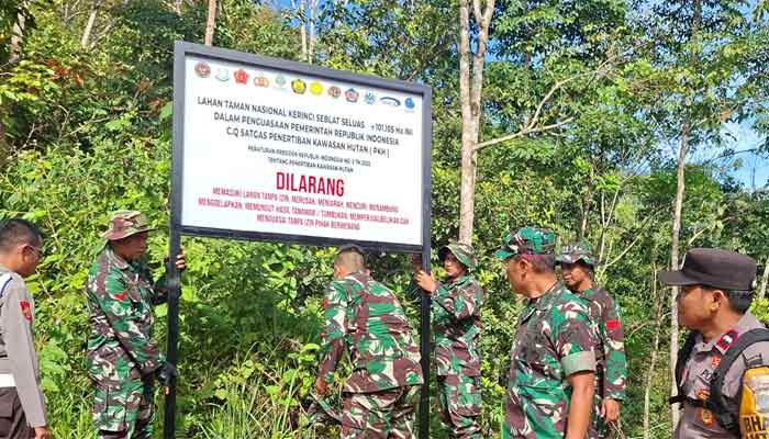 Polres Solok Selatan dan Satgas PKH Lakukan Penertiban Penambangan Ilegal di Kawasan Hutan Kecamatan Koto Parik Gadang Ddiateh