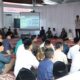 Riyanda Putra didampingi Jeffry Hibatullah sampaikan Refleksi 1 Tahun pengabdian Wali Kota dan Wakil Wali Kota Sawahlunto, saat pelepasan Tim Safari Ramadan di Rumah Dinas Wali Kota