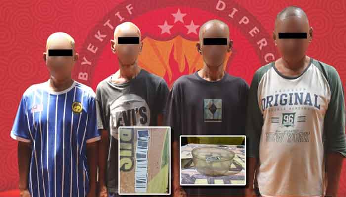 Satreskrim Polres Payakumbuh Amankan 4 Terduga Pelaku Judi Song di Galo Gandang