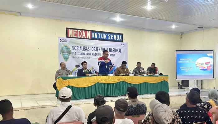 Pertamina Patra Niaga Regional Sumbagut Sosialisasikan Pengamanan Obvitnas dan Jalur Pipa di Fuel Terminal Medan