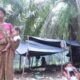 Kelompok Suku Anak Dalam (SAD) di Kecamatan Tiumang, Kabupaten Dharmasraya, hidup di bawah terpal di antara kelapa sawit