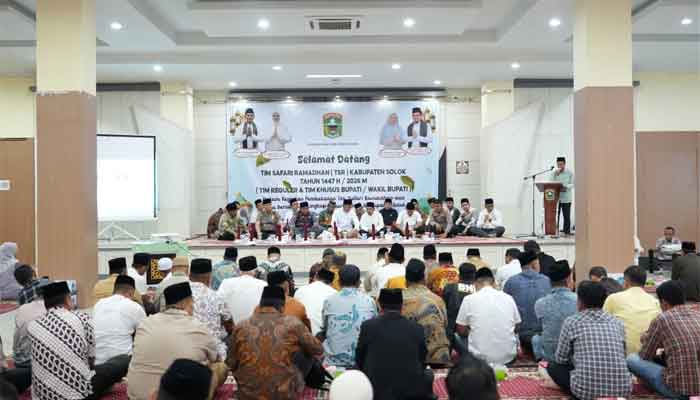 Tim Safari Ramadan Kabupaten Solok Mendapat Pembekalan di Masjid Agung Darussalam Islamic Center