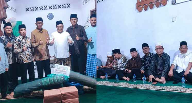 Tim IV Safari Ramadan dipimpin Pj Sekdakab Dharmasraya, Jasman Rizal di Masjid Nurul Falah Jorong Candra Kirana, Nagari Sungai Duo, Kecamatan Sitiung
