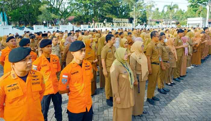 Apel Gabungan ASN di Lingkungan Pemerintah Kabupaten Solok Selatan