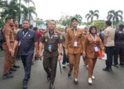 Bupati Dharmasraya, Annisa Suci Ramadhani, Wabup Leli Arni bersama Forkopimda Hadiri Rakornas 2026 di Sentul, Jabar